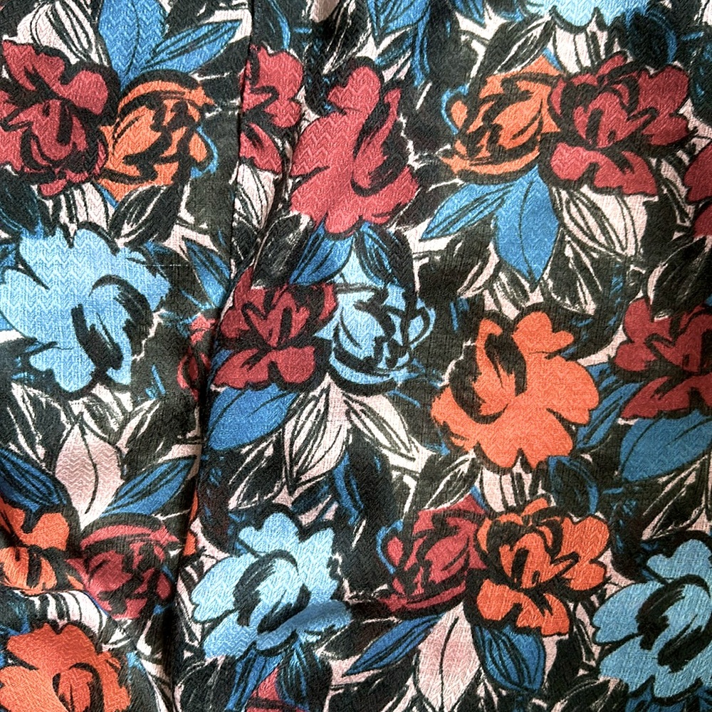J. Crew Multi Colored Rectangle Scarf - Picture 2 of 4